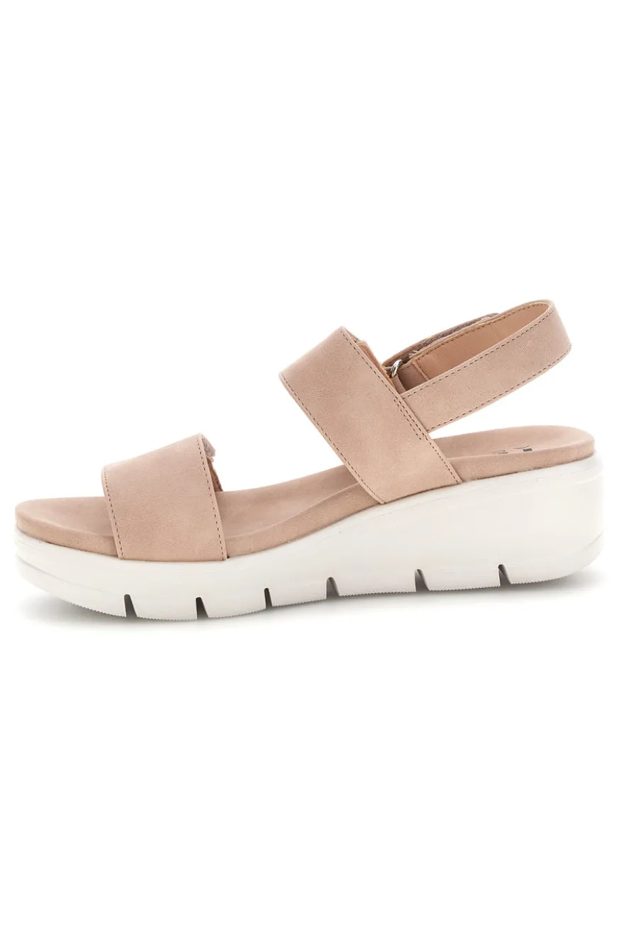 Sandali Rosa cipria con zeppa First active 4