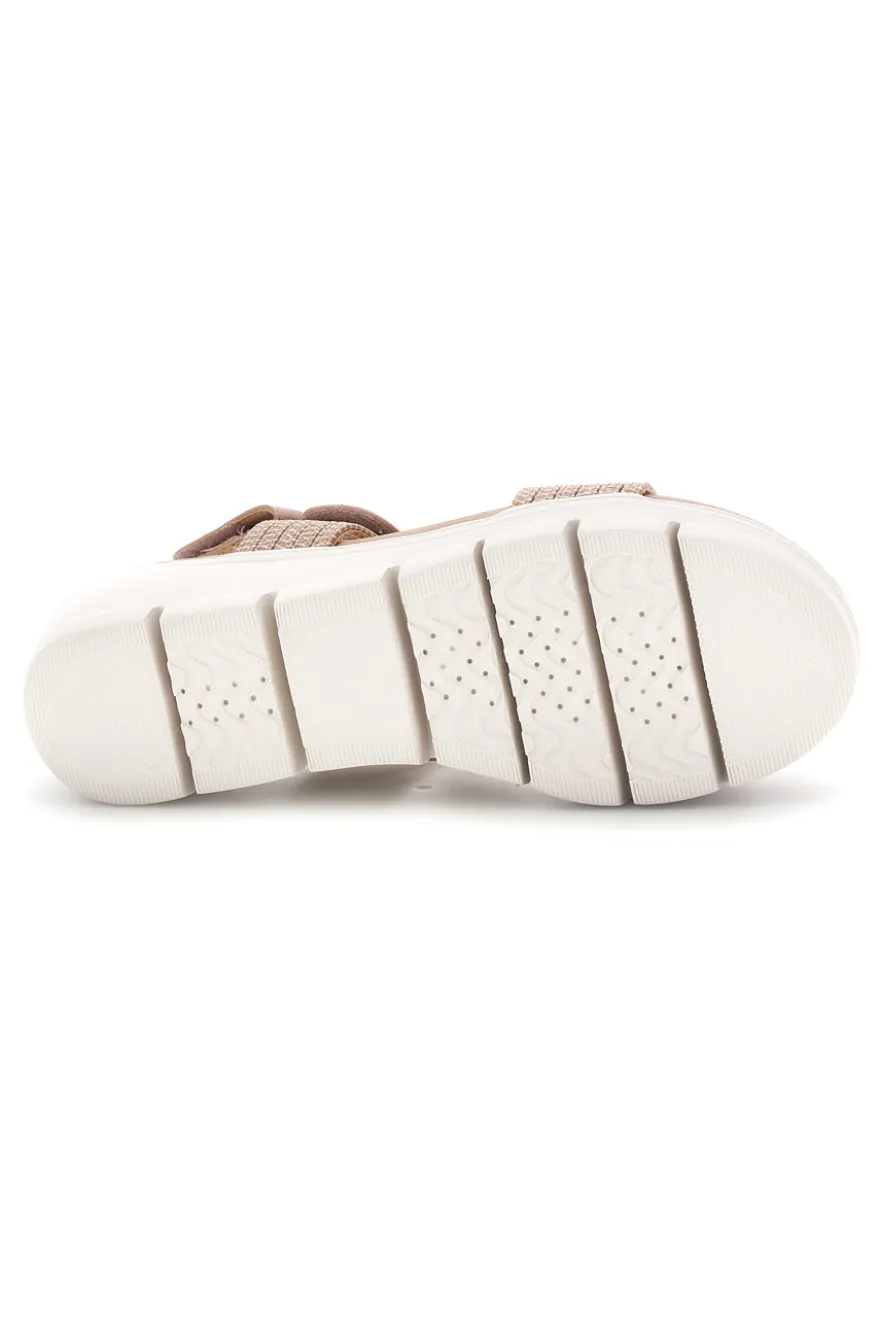 Sandali Rosa cipria con zeppa First active 4