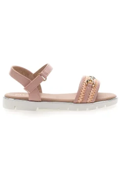 Sandali rosa con catena dorata decorativa Pitt Kids 39G2542S