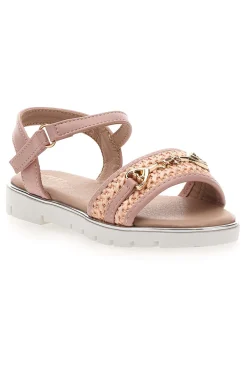 Sandali rosa con catena dorata decorativa Pitt Kids 39G2542S