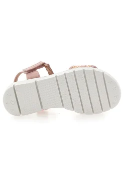 Sandali rosa con catena dorata decorativa Pitt Kids 39G2542S