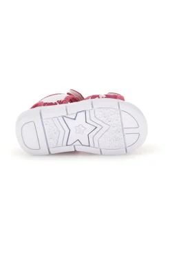 Sandali rosa con chiusura a strappo Superga S63S820