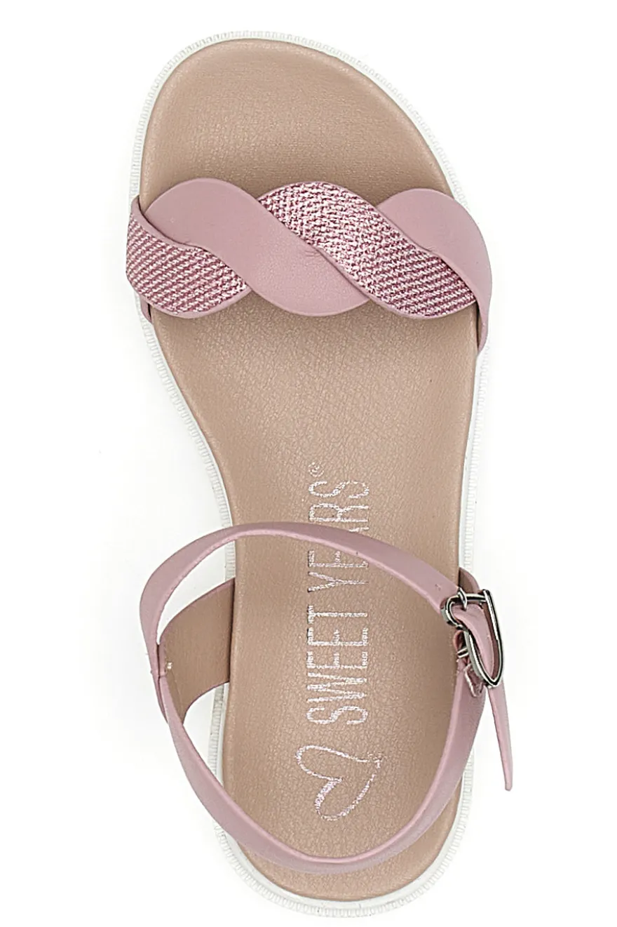 Sandali rosa con cinturino SWEET YEARS 0242