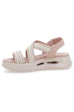Sandali rosa con fasce elastiche Ploadi 35310