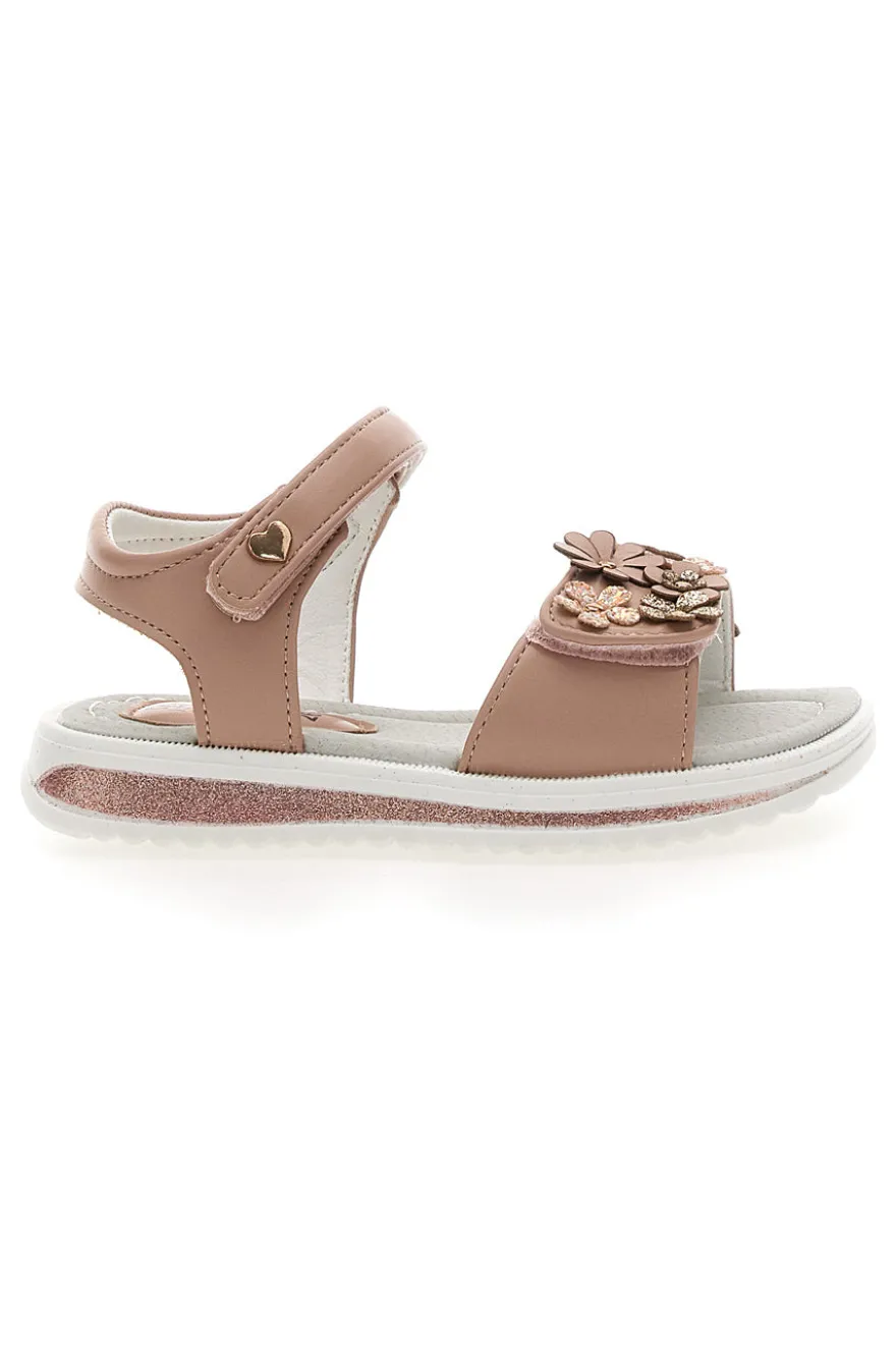 Sandali rosa con fiori Grazie girl 218348