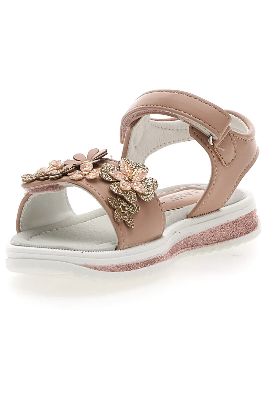 Sandali rosa con fiori Grazie girl 218348