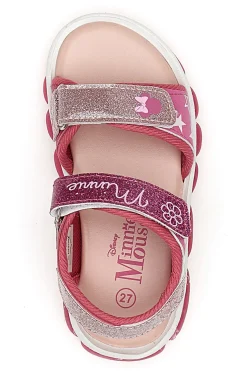 Sandali rosa con luci e stampa Minnie Mouse 17MN3N08L