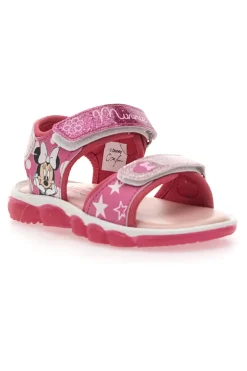 Sandali rosa con luci e stampa Minnie Mouse 17MN3N08L