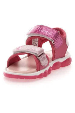 Sandali rosa con luci e stampa Minnie Mouse 17MN3N08L