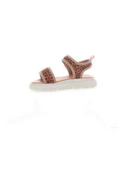 Sandali rosa con stampa animalier e suola sportiva PITT KIDS 39G2528S