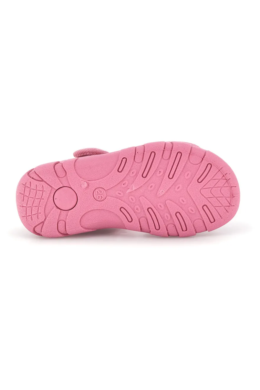 Sandali rosa con stampa Minnie e chiusura a strappo Minnie D3010815T