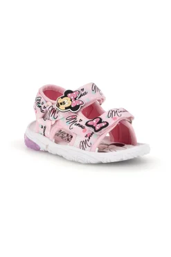 Sandali rosa con strappi e luci Minnie D3010791T10