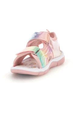 Sandali rosa con strappi e luci Unicorno S8010214S