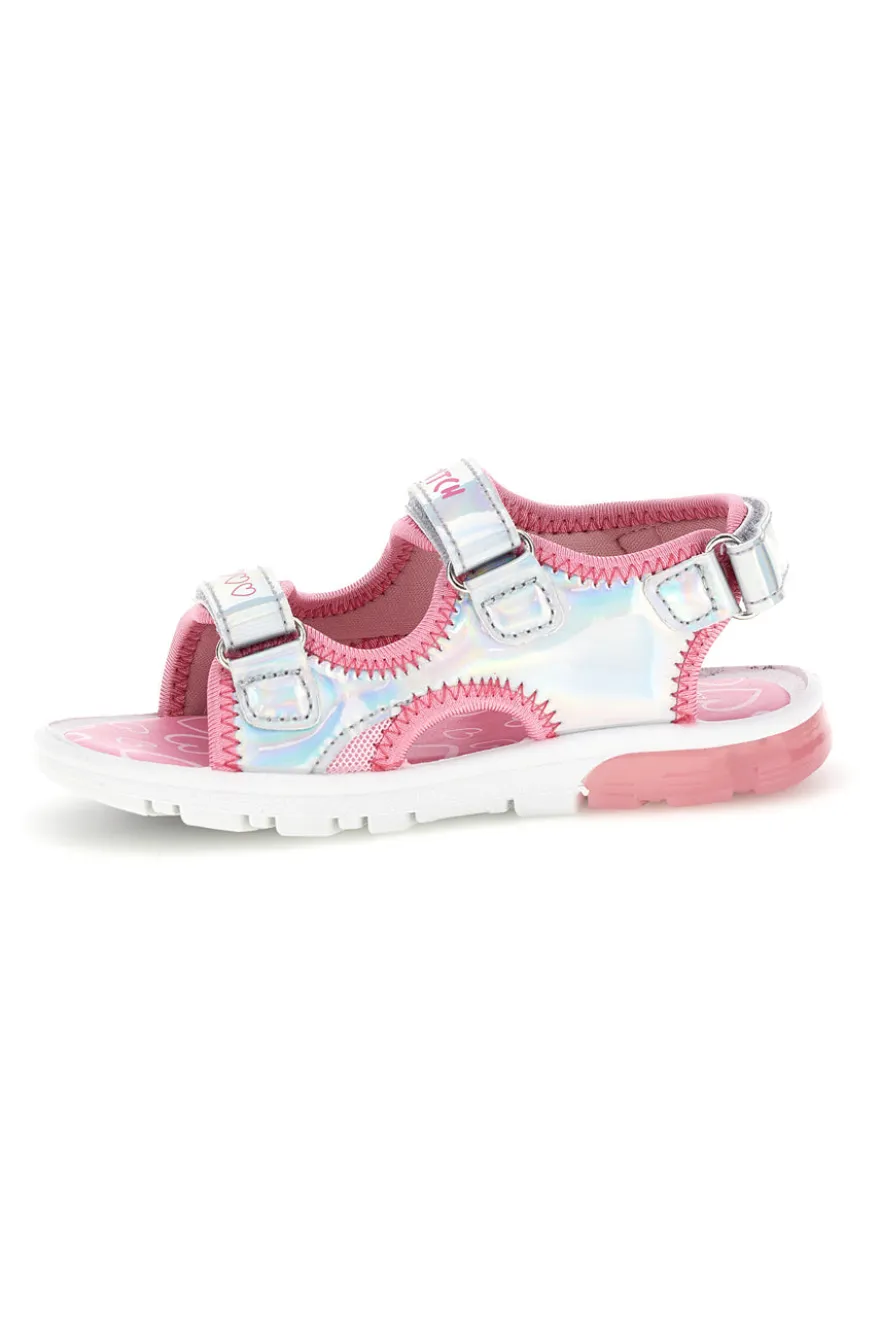 Sandali rosa con strappi Stitch D14369