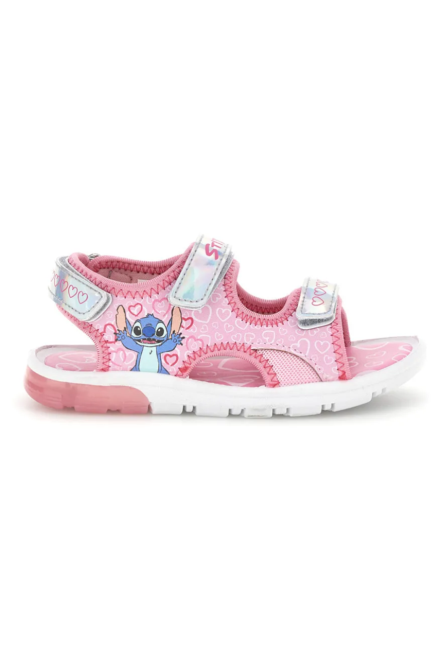 Sandali rosa con strappi Stitch D14369
