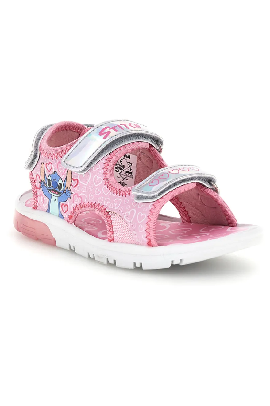 Sandali rosa con strappi Stitch D14369