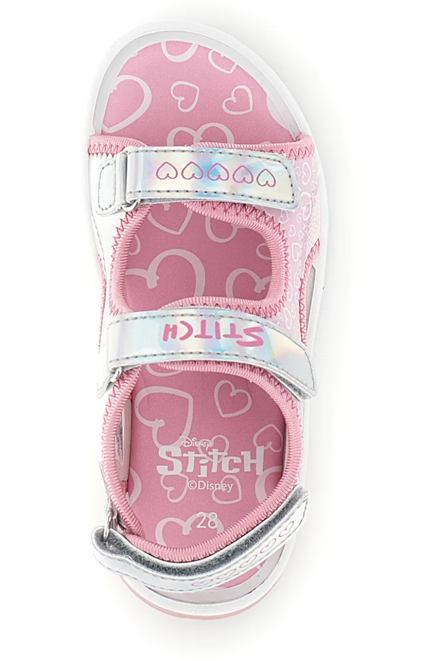 Sandali rosa con strappi Stitch D14369