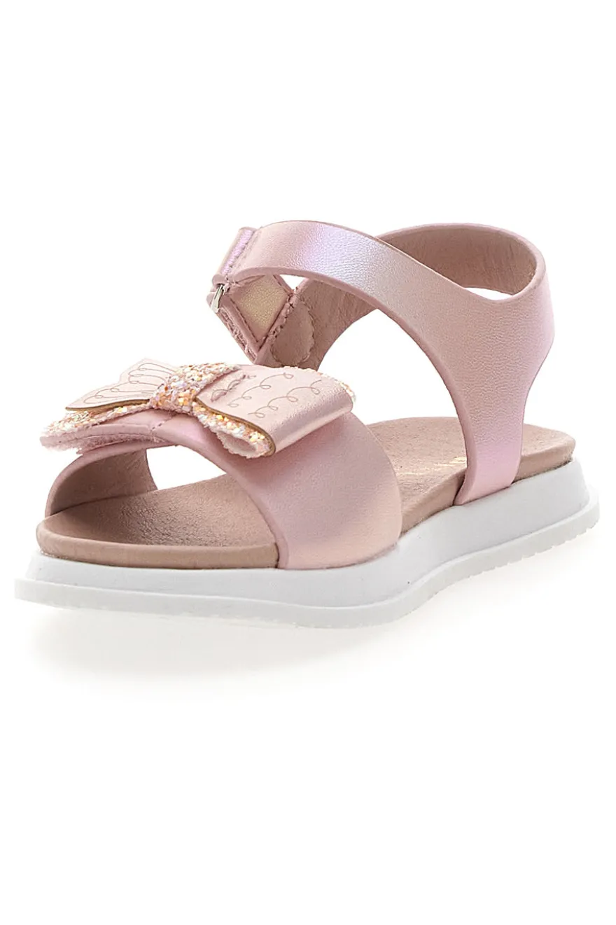 Sandali rosa con strappo e glitter Pitt Kids 39G2521S