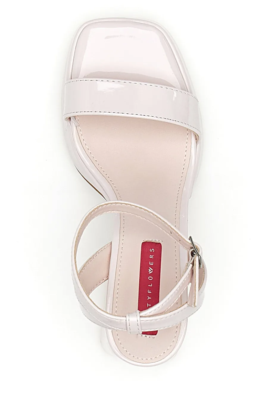 Sandali Rosa con Tacco a Blocco BettyFlowers 202