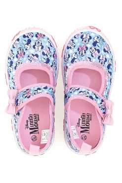 Sandali Rosa E Azzurri con Fiocco e Velcro MINNIE D3010680T