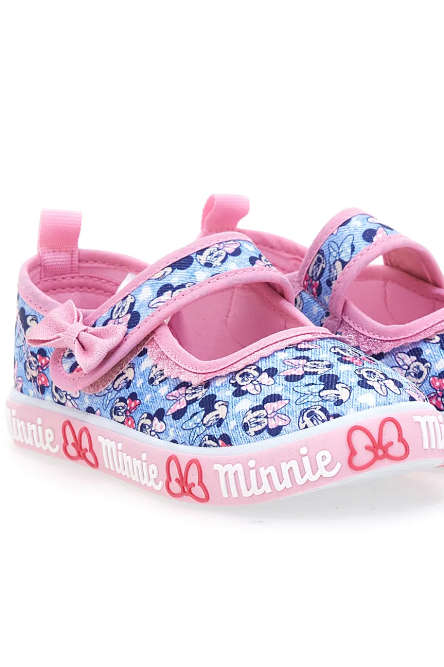 Sandali Rosa E Azzurri con Fiocco e Velcro MINNIE D3010680T