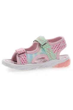 Sandali Rosa e Bianchi con Luci Minnie D3010682T