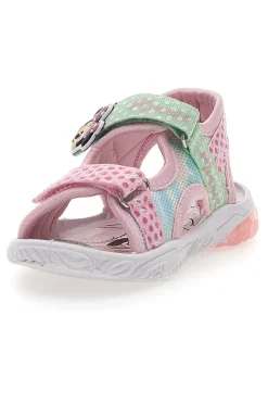 Sandali Rosa e Bianchi con Luci Minnie D3010682T