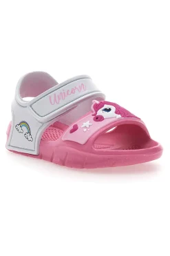 Sandali Rosa e Bianchi e Strappo Unicorn S8010071