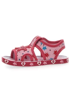 Sandali Rosa in Tessuto Pitt Kids 2870