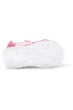 Sandali rosa luci strappi dettagli iridescenti Pitt kids 11507