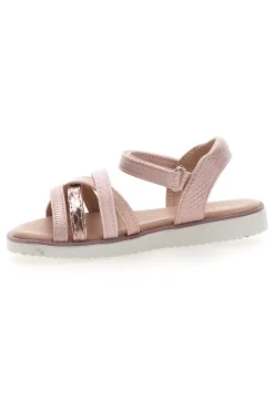 Sandali rosa metallizzato con fascette intrecciate Pitt Kids Pitt Kids 39G2546S