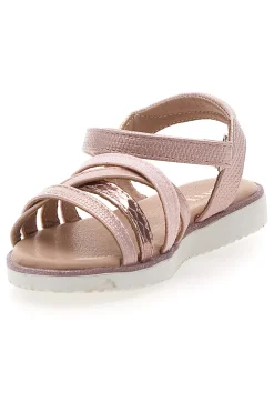 Sandali rosa metallizzato con fascette intrecciate Pitt Kids Pitt Kids 39G2546S