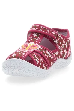 Sandali Rosa Morbidi con Farfalla e Velcro PITT KIDS PK3904A