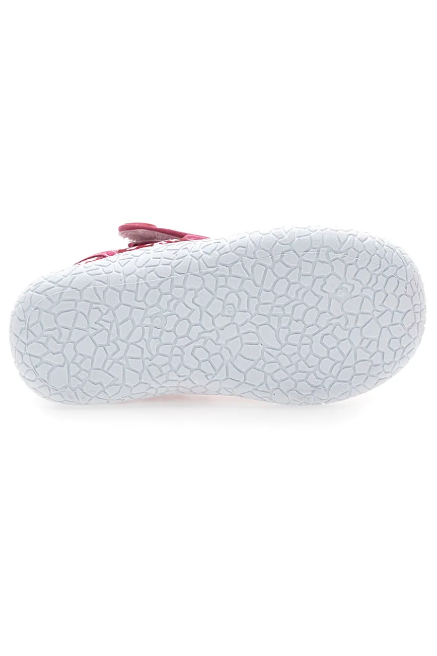 Sandali Rosa Morbidi con Farfalla e Velcro PITT KIDS PK3904A