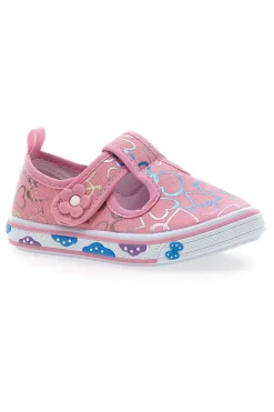 Sandali Rosa Primi Passi con Cuori Azzurri PITT KIDS PK2297A