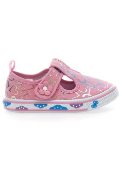 Sandali Rosa Primi Passi con Cuori Azzurri PITT KIDS PK2297A