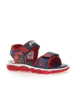 Sandali rossi con luci e stampa Spider-Man 19SP3N02LA