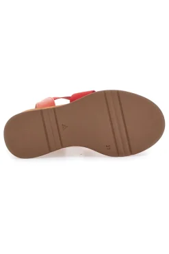 Sandali Rossi Made in Italy Con Zeppa Pittarello 34953