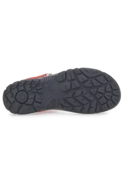 Sandali rossi sportivi con chiusura a strappo FLY DINAMIC FD50D