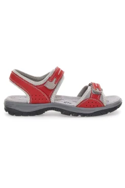 Sandali Rossi Sportivi in Pelle Fly Dinamic 50