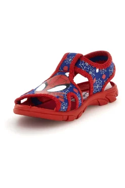 Sandali rosso blu primi passi con strappi Spiderman R1310675T