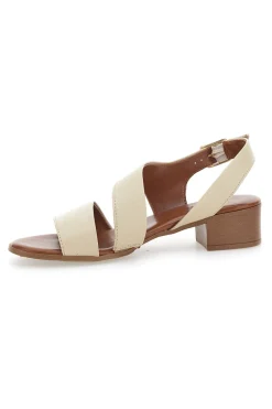 Sandali Sand In Vera Pelle Con Tacco 4 Cm Pittarello Look 243080