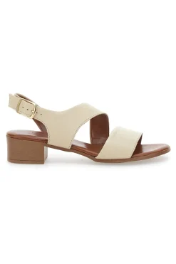 Sandali Sand In Vera Pelle Con Tacco 4 Cm Pittarello Look 243080