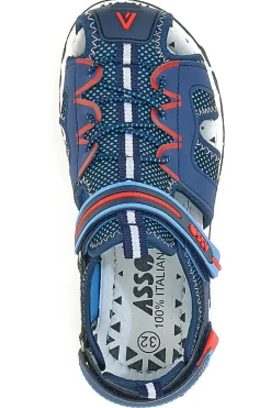 Sandali Semiaperti Asso 15002 Blu