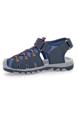 Sandali Semiaperti Blu con Velcro Pitt Kids 13095