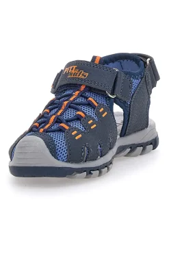 Sandali Semiaperti Blu con Velcro Pitt Kids 13095