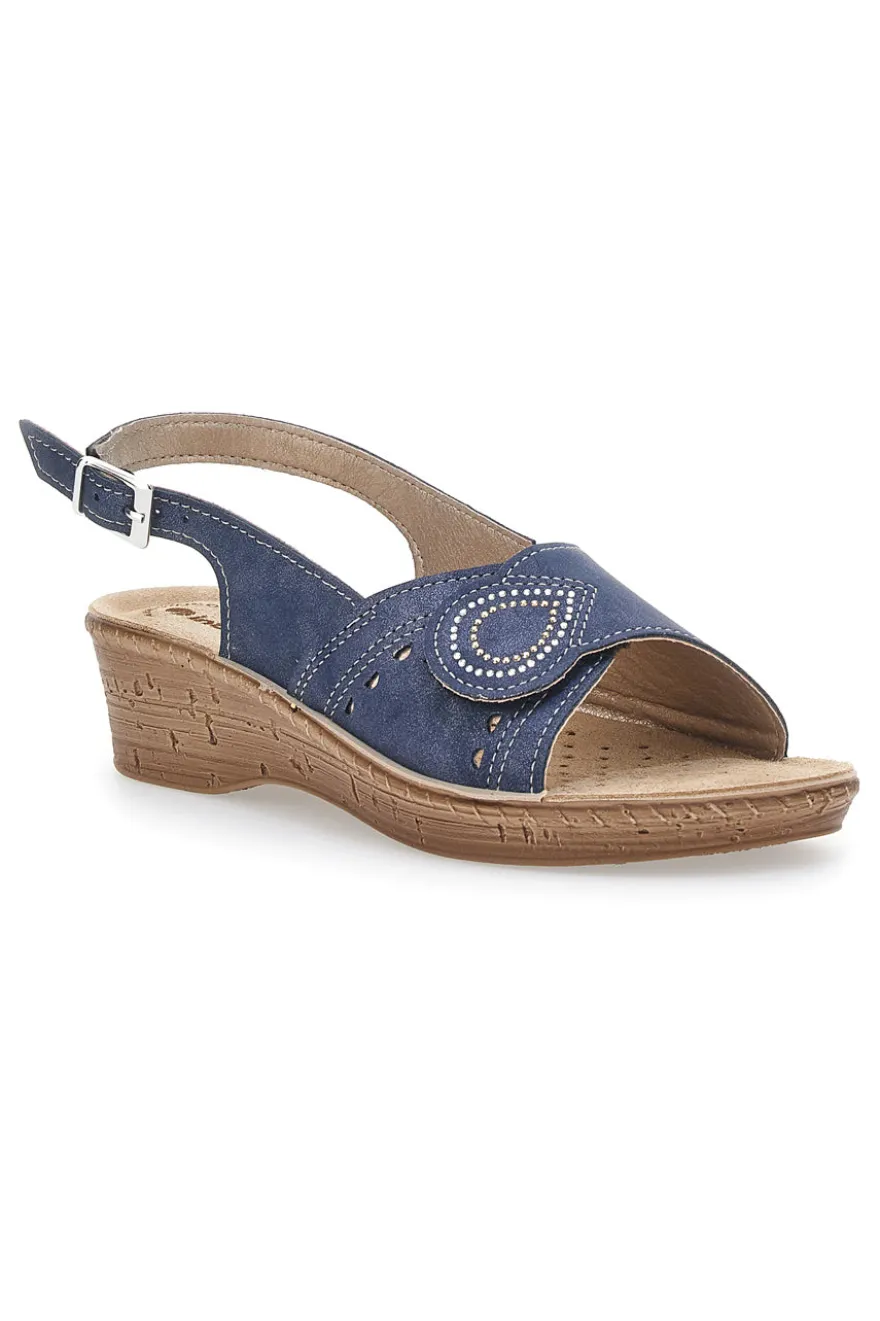 Sandali Slingback Inblu 2686 Navy