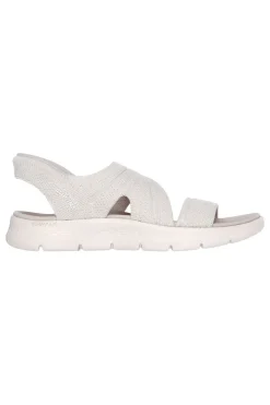 Sandali Slip Ins Beige SKECHERS GO WALK FLEX SANDAL ENTICING