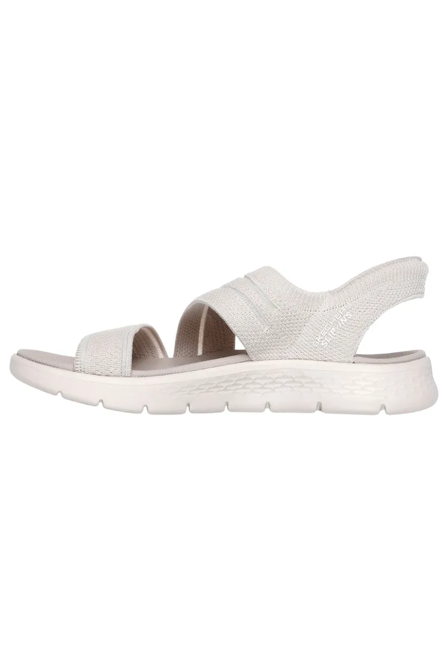 Sandali Slip Ins Beige SKECHERS GO WALK FLEX SANDAL ENTICING