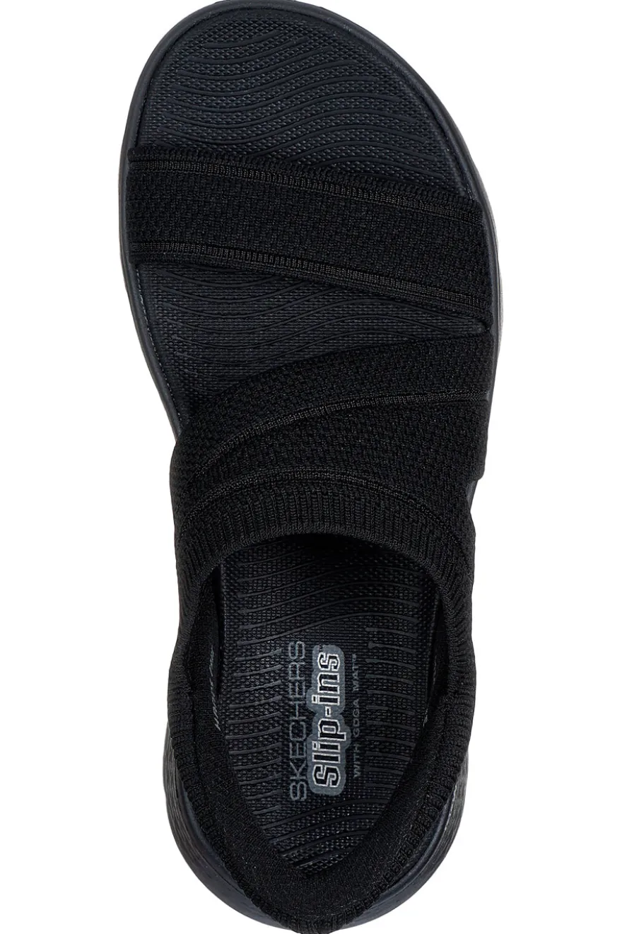 Sandali Slip-Ins Neri SKECHERS GO WALK FLEX SANDAL ENTICING